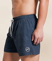 Topo Camo Stretch Swim Trunks