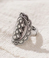 Sterling & Stitch Statement Glitz Ring