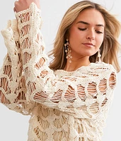 Open Stitch Top
