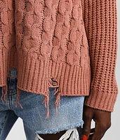 Chenille Hooded Sweater
