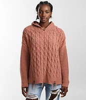 Chenille Hooded Sweater