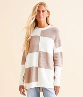 BKE Color Block Sweater