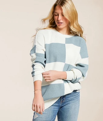 BKE Color Block Sweater