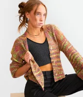 Gilded Intent Space Dye Cardigan Sweater