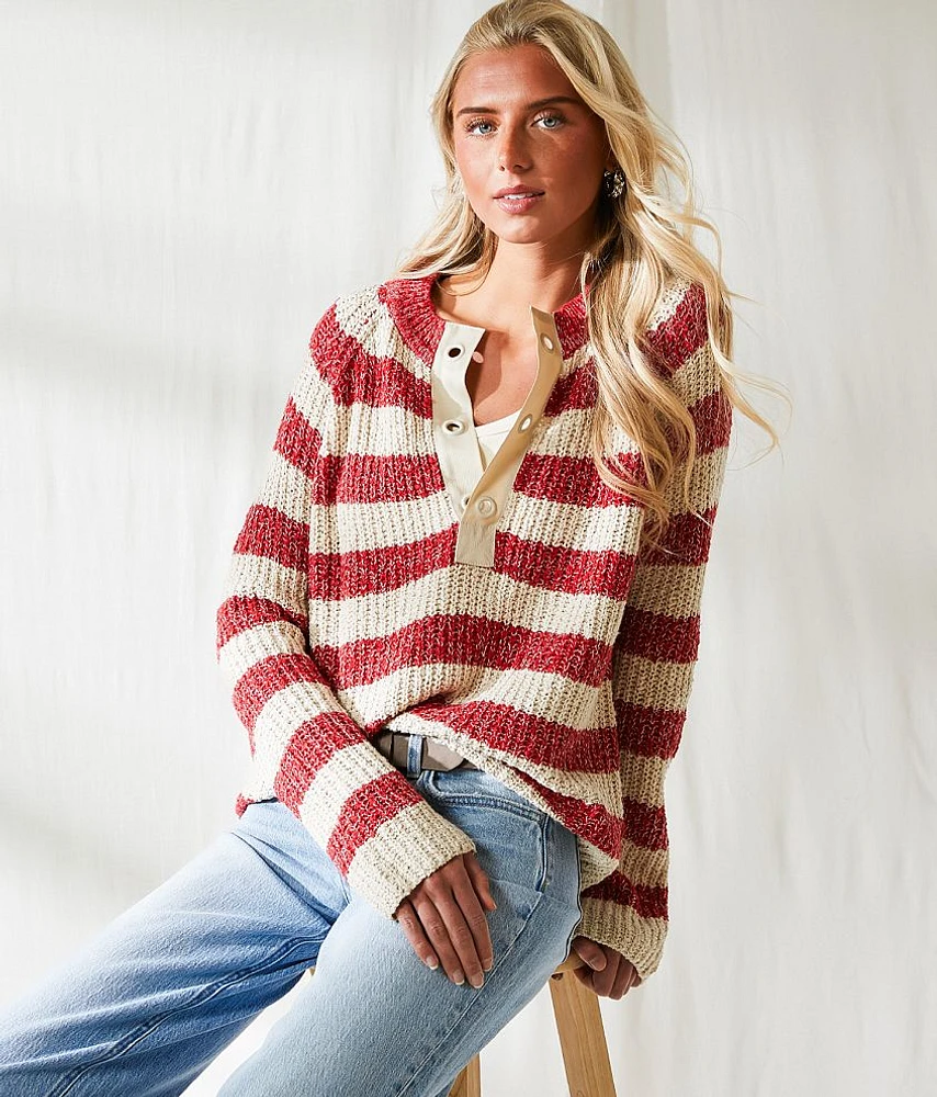 BKE Resort Striped Sweater