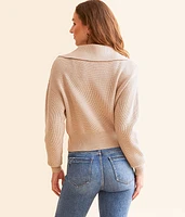 Zip Up Cardigan Sweater