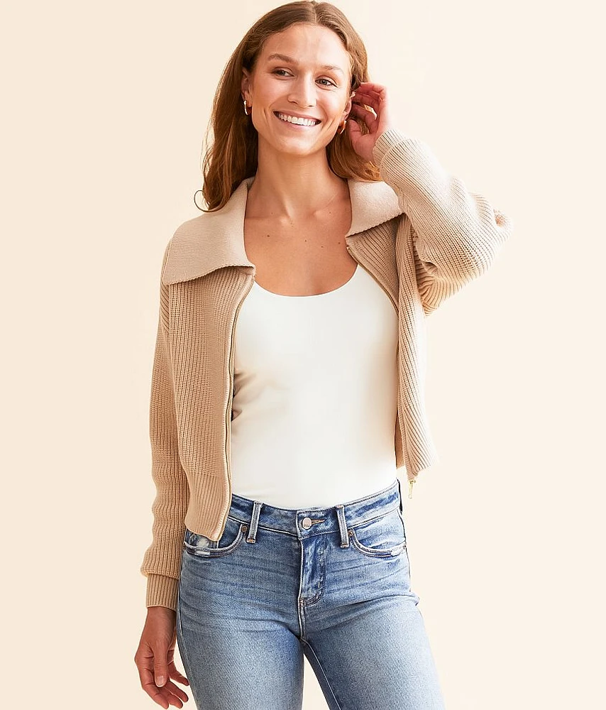 Daytrip Zip Up Cardigan Sweater