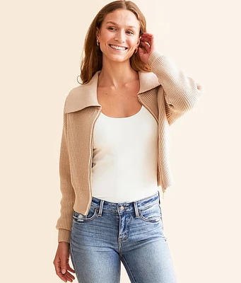 Daytrip Zip Up Cardigan Sweater