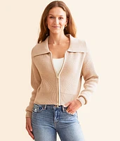 Zip Up Cardigan Sweater