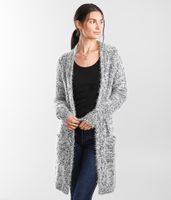 BKE Eyelash Knit Cardigan Sweater