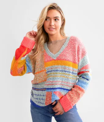 Willow & Root Mixed Yarn Sweater