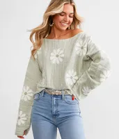 Daisy Cropped Sweater