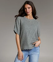 Pointelle Oversized Sweater