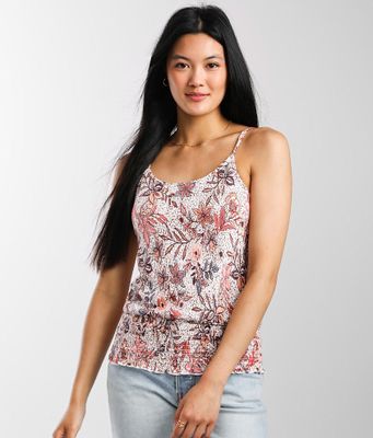 Daytrip Earthy Floral Tank Top