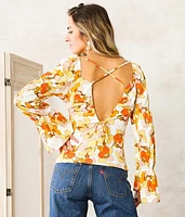 Retro Floral Top