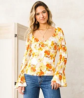 Retro Floral Top