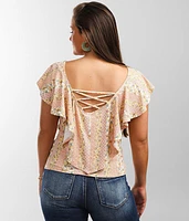 Floral Print Top