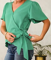 Surplice Top