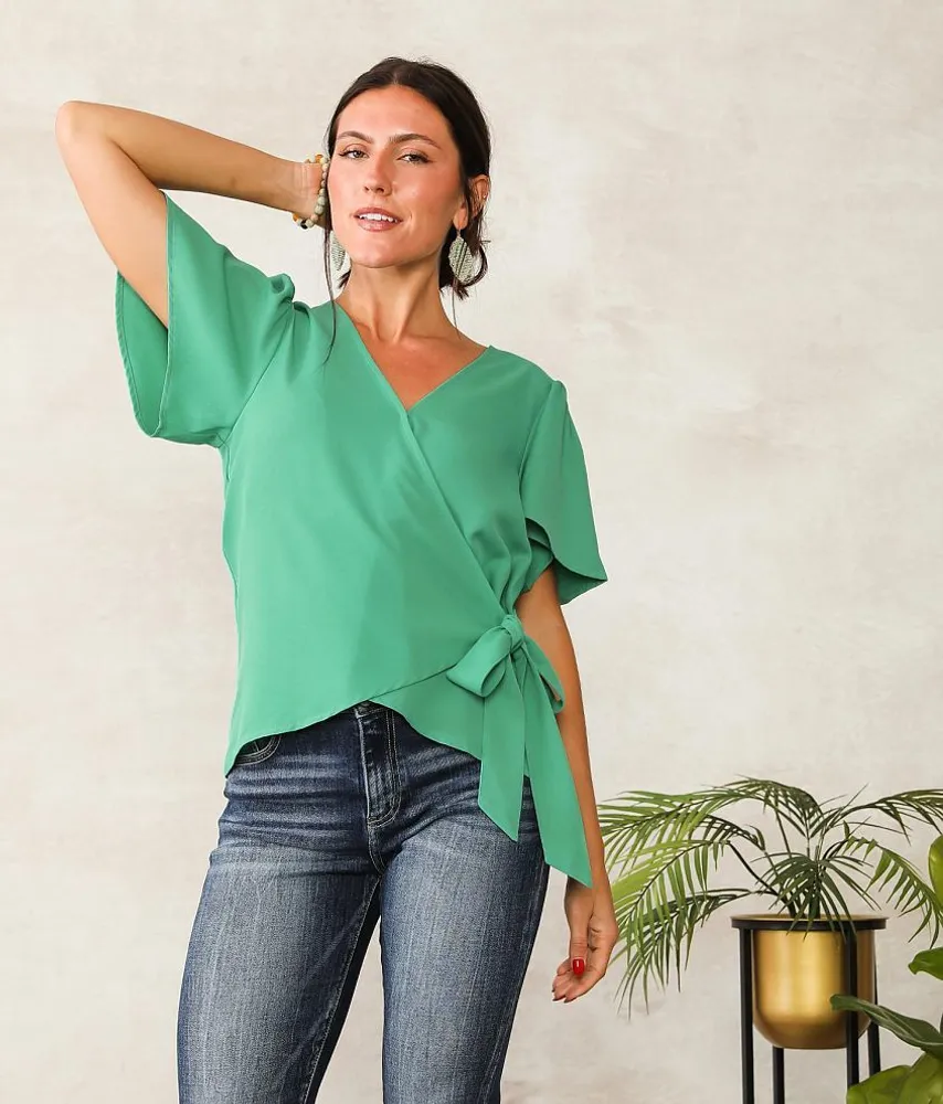 Willow & Root Surplice Top