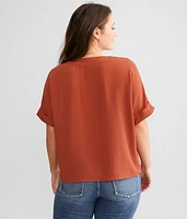 Oversized Woven Top