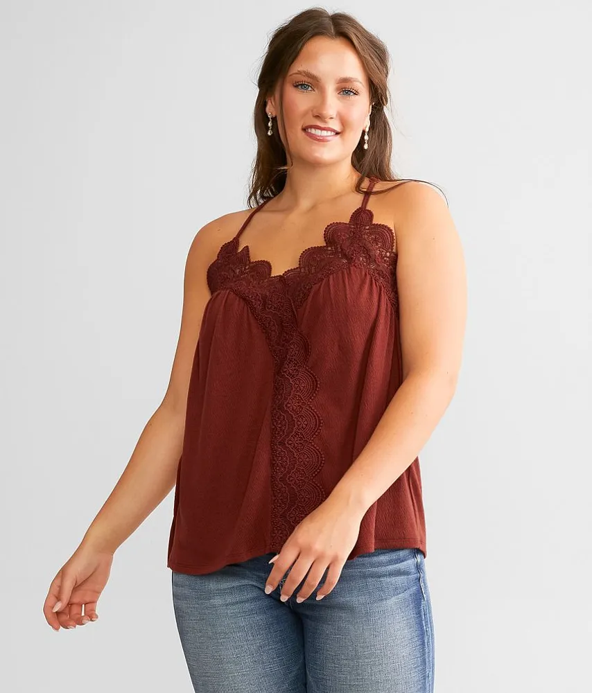 LACE TRIM TANK