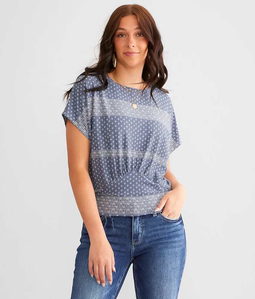 Daytrip Back Tie Dolman Top