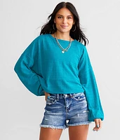 Crochet Mesh Cropped Top