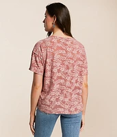 Floral Jacquard Top