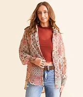 Daytrip Patchworks Chiffon Blouse