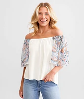 Flowy Ribbed Top