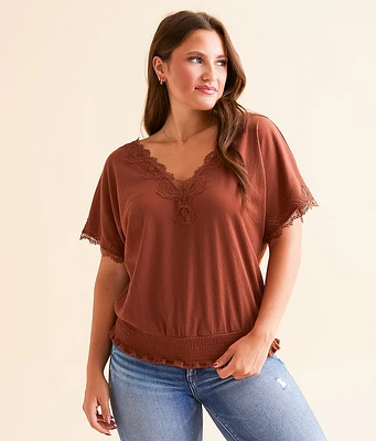 Daytrip Lace Trim Top