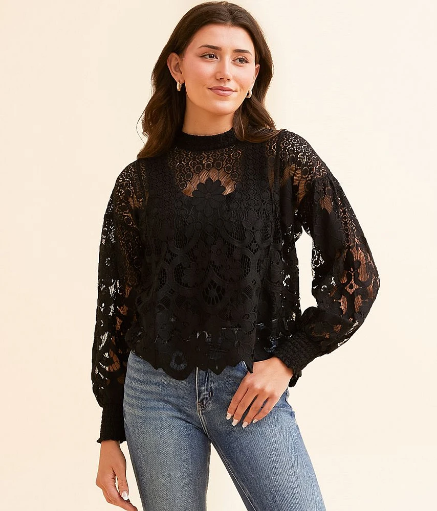 Daytrip Floral Lace Top