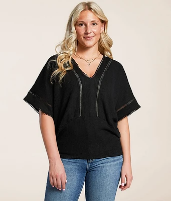 Dolman Eyelet Top