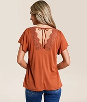 Back Crochet Tie Top