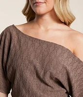 Eyelet Off The Shouler Top