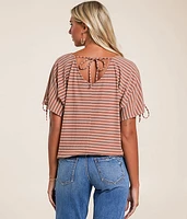 Striped Dolman Top