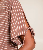 Striped Dolman Top
