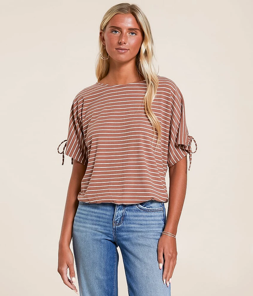 Striped Dolman Top