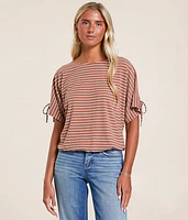 Striped Dolman Top