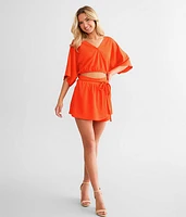 Textured Skort
