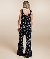 Pieced Lace Jumpsuit