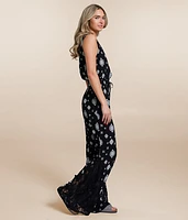 Pieced Lace Jumpsuit