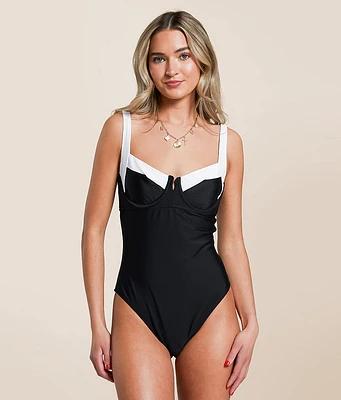 U-Wire Color Block Swimsuit