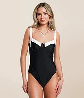 U-Wire Color Block Swimsuit