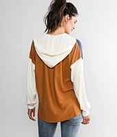 Lace-Up Hoodie