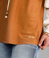 Lace-Up Hoodie
