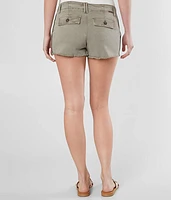 Washed Stretch Short