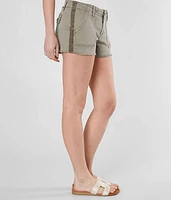 Washed Stretch Short