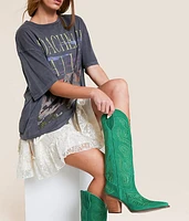 Evita Leather Western Boot