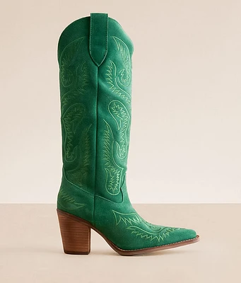 Evita Leather Western Boot